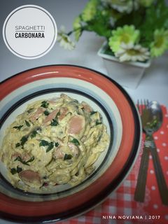 Foto resep Spaghetti carbonara