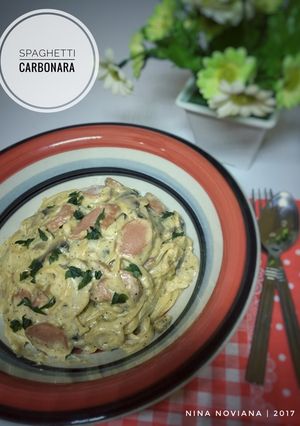 Foto resep Spaghetti carbonara