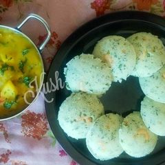 A picture of Rava IDLI / RAVE IDLI.