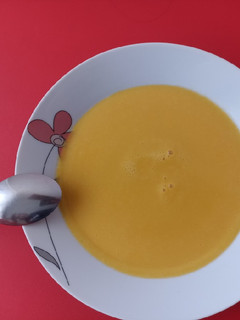 Una foto de Crema de calabaza en Thermomix
