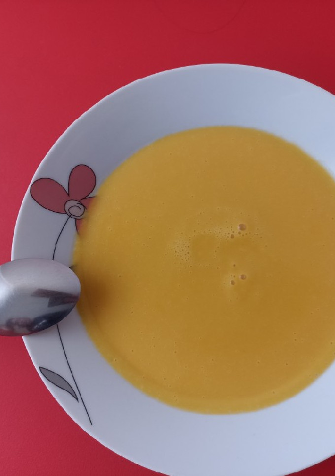 Una foto de Crema de calabaza en Thermomix