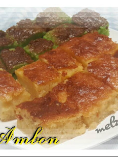 Foto resep Bika Ambon Original+Pandan