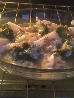 Una foto de Coliflor y brócolis gratinados (saludable)