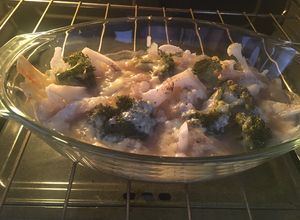 Una foto de Coliflor y brócolis gratinados (saludable)