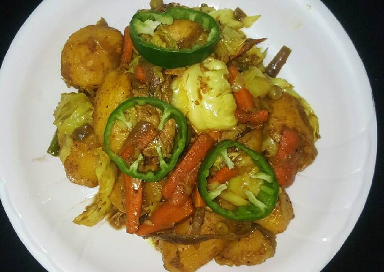 Recipe of Homemade Veggies potato