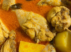 Gambar Kari ayam simple & sedap