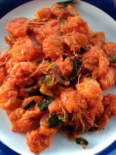 Foto resep Udang Saos Padang