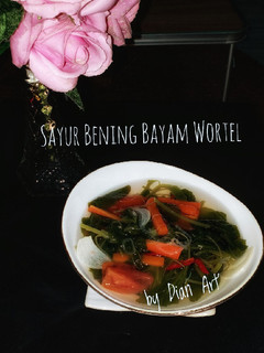 Foto resep Sayur Bening Bayam Wortel