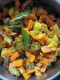 கேரட் பீன்ஸ் பொரியல்(carrrot beans poriyal recipe in tamil)