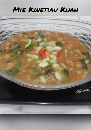 Foto resep Mie Kwetiau Kuah