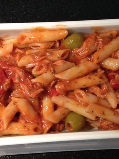 Una foto de Pasta con sabor a pizza