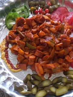 عکسی از دستور سوسیس بندری