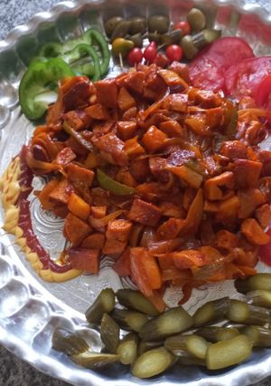 عکسی از دستور سوسیس بندری