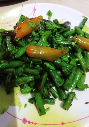 A picture of Crunchy French beans.