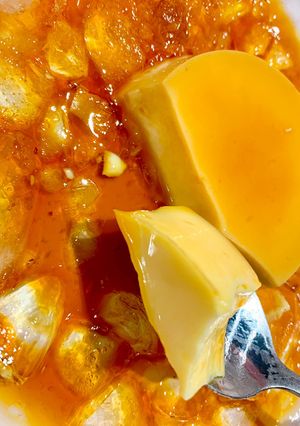 A picture of Yummy Flan Cake 🍮🍮.
