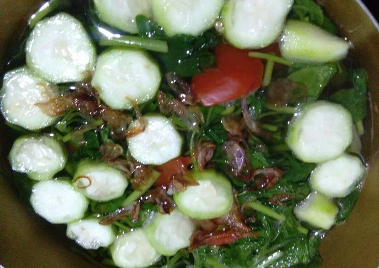 Resep: LezatBening oyong bayam