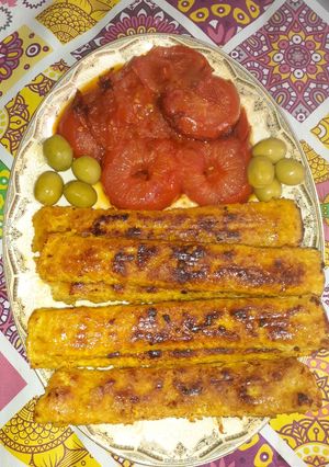 عکسی از دستور کباب تابه ای مرغ😋😋😋