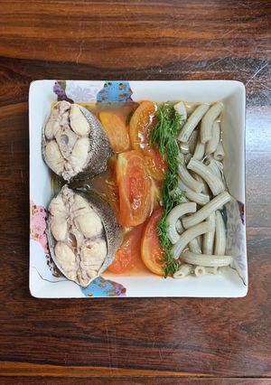 Hình của món Cá bớp nấu ngót (Cà chua, thì là) [Eat clean - Lose weight].