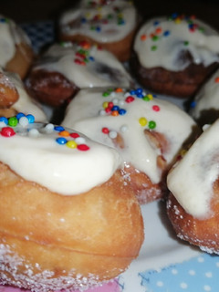 Una foto de Donas beignets sin huevo🥯