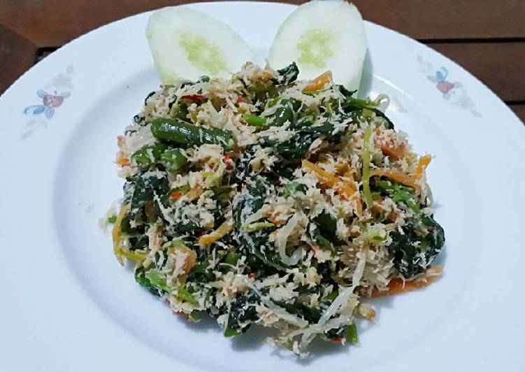 Cara memasak Urap sayur/Gudangan, Lezat Sekali