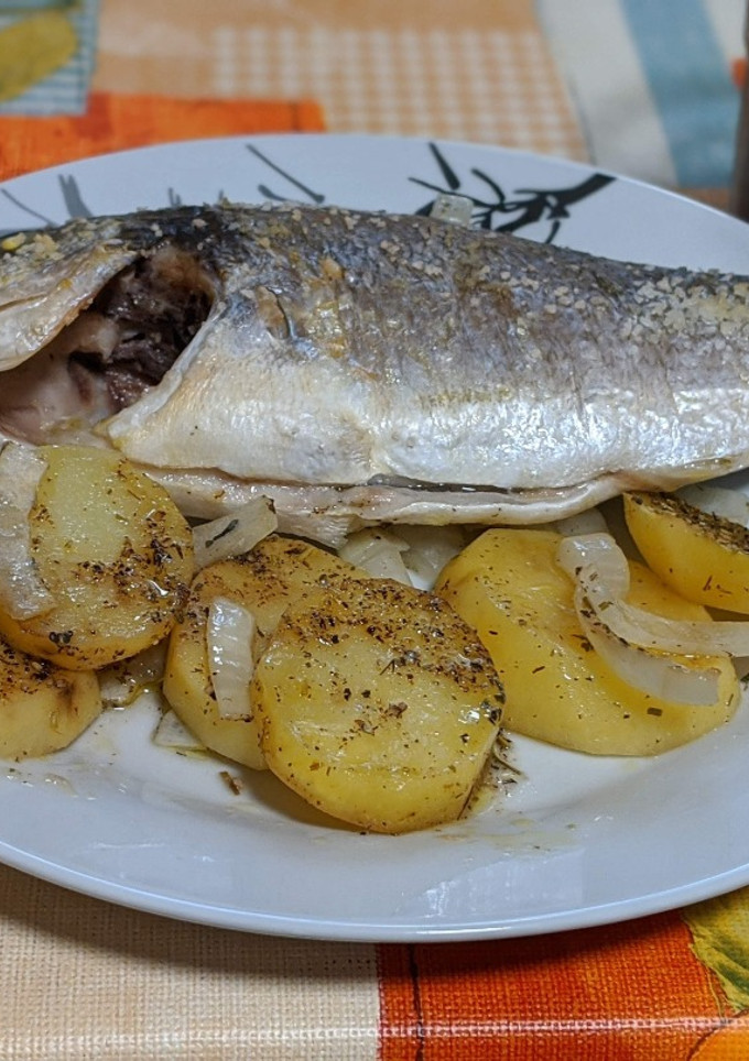 Una foto de Doradas al horno