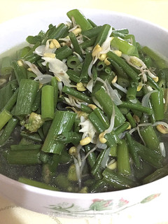 Foto resep Tumis Daun Bawang + Tauge