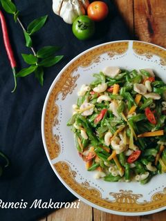 Foto resep Orak Arik Buncis Makaroni