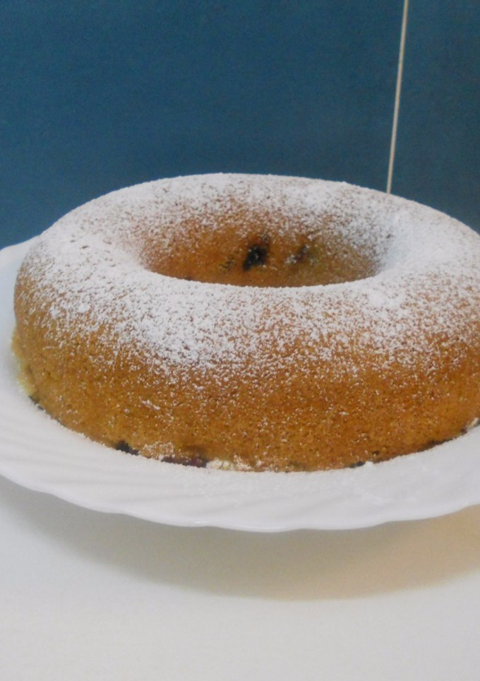 Una foto de Bunt cake de frutos rojos