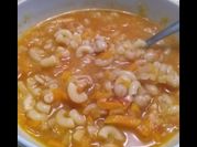 A picture of tomato minestrone