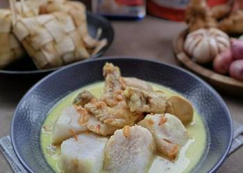 Mudah Cepat Memasak Ketupat Oatmeal &amp;amp; Opor Ayam Special Gurih Mantul