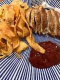Batata chips caseira e sequinha