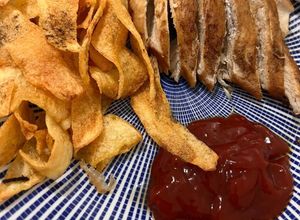Foto de Batata chips caseira e sequinha