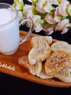 عکسی از دستور نان باگت سوخاری عسلی