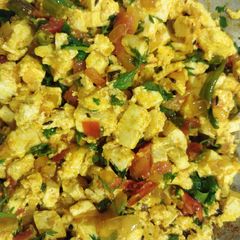Paneer bhurji A picture of Paneer bhurji.