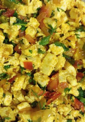 A picture of Paneer bhurji.