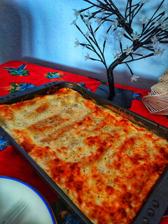 Buffalo csirkés lasagne tekercs recept fotója