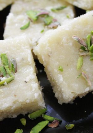 A picture of Milk Cheese Coconut Fudge.
