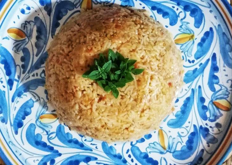 Zuccotto alla libanese con bulgur e vermicelli al pomodoro 🌷