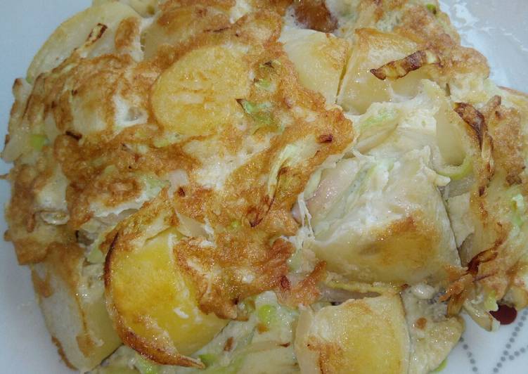 Easiest Way to Make Homemade Potato Omelette