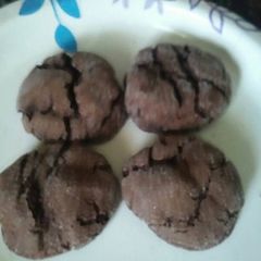 A picture of Cocoa Coffee Cookies.