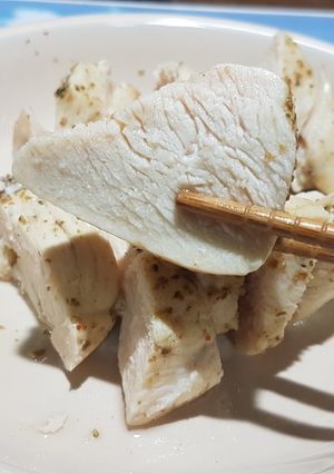 孖然風味雞胸肉(電鍋料理) 的食譜成品照片