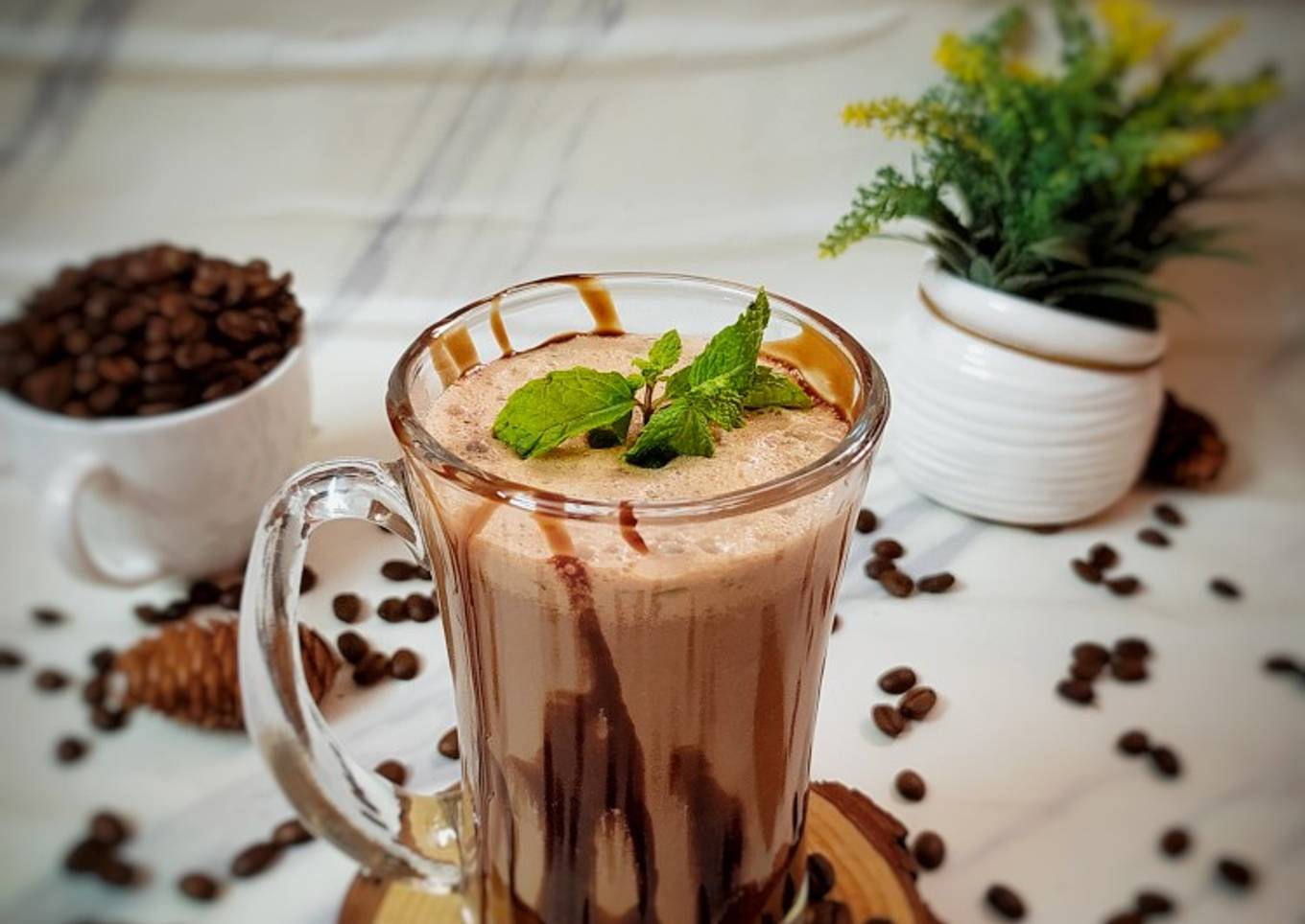 Nutella Mint Cold Coffee