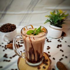 A picture of Nutella Mint Cold Coffee.