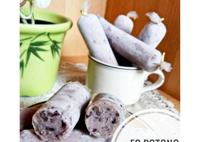 Yuk intip, Resep membuat Es Potong Ketan Hitam Jadul  nagih banget