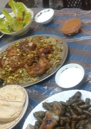 صورة لوصفة كبسه ع الفحم ودوالي