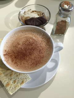 Una foto de Chocolate batido con leche de soya