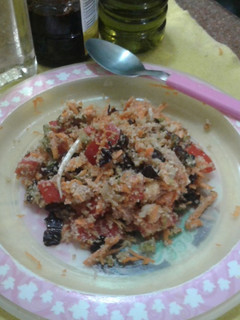 Una foto de Ensalada de atún y trigo burgol
