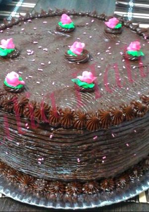 Una foto de Torta de chocolate con aceite
