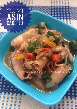 Foto resep Cumi asin cabe ijo