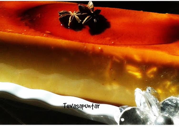 Flan de baileys